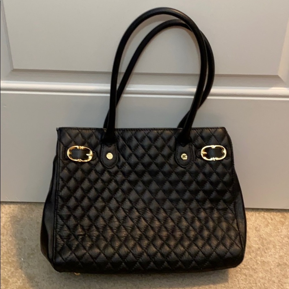 Emma Fox Windham Quilted Leather Bag